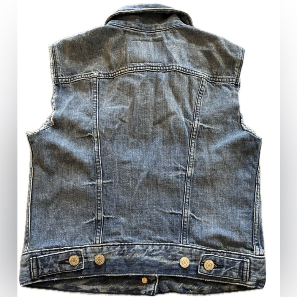 Women’s Levi's Vest Levi’s Denim Vest XS Levi’s Jean vest women’s jean vest - Picture 2 of 4